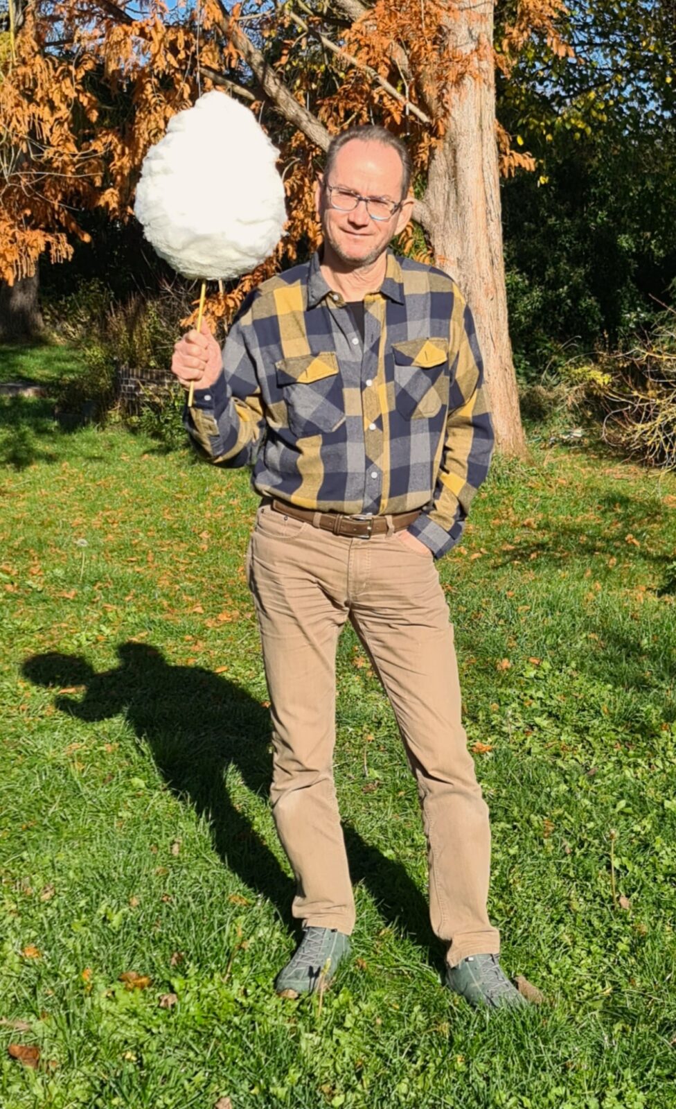 Anschauungsmodell aus Styropor in Zuckerwatte-Form – Projekt von Waltl Design für Leichtbau- und Designstudien